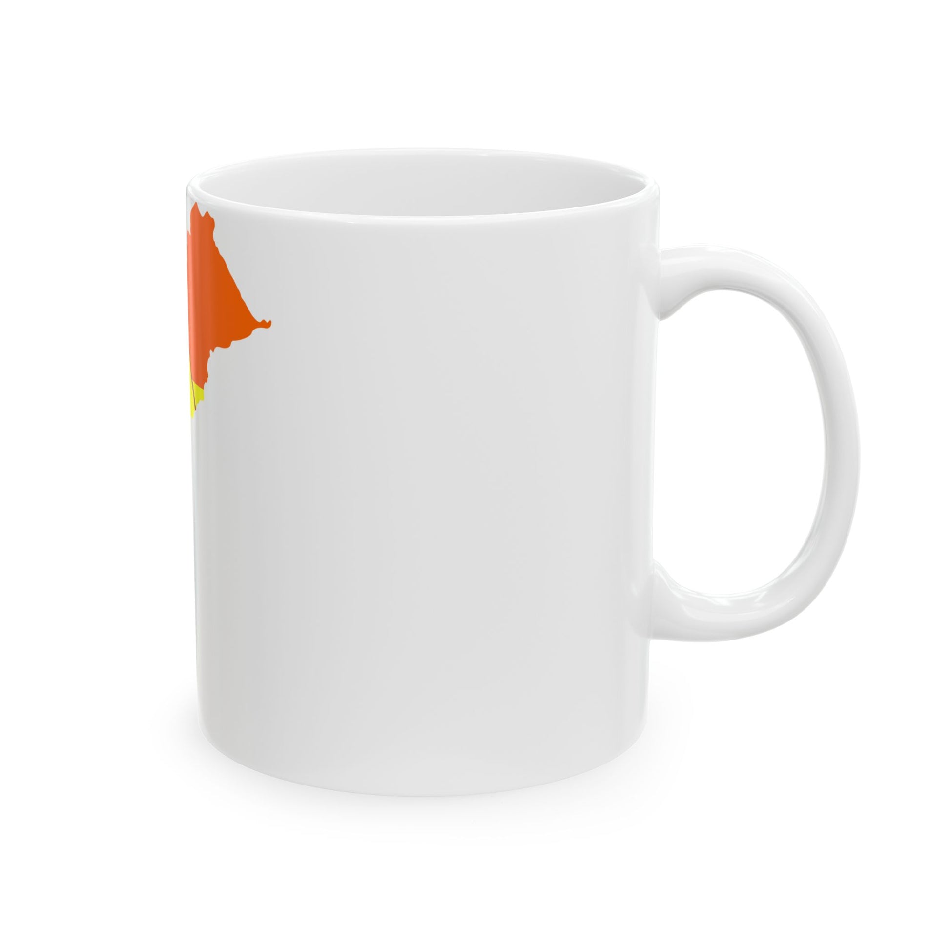 Flag map of Cabinda FLEC (Angola) White Coffee Mug-Go Mug Yourself