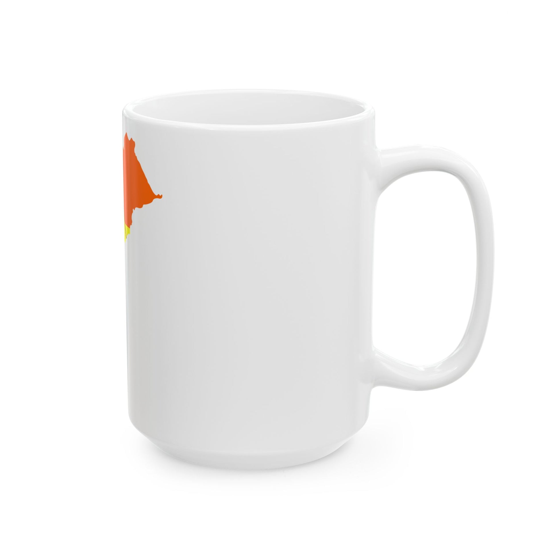Flag map of Cabinda FLEC (Angola) White Coffee Mug-Go Mug Yourself