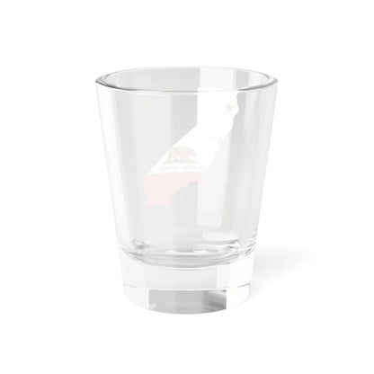 Flag-map of California (United States) Shot Glass 1.5oz - Go Mug Yourself