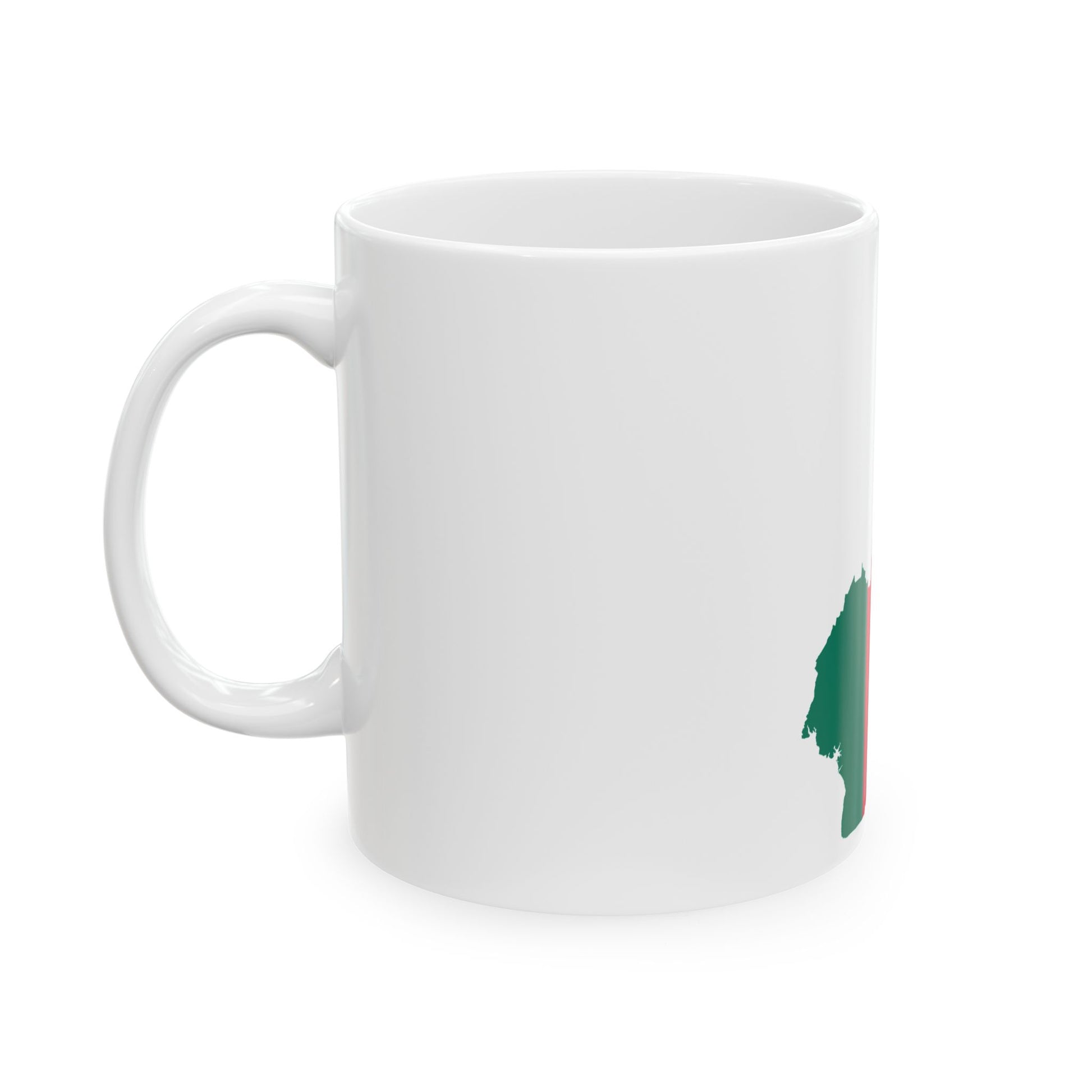 Flag map of Cameroon 1957-1961 (Cameroon) White Coffee Mug-Go Mug Yourself
