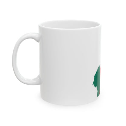 Flag map of Cameroon 1957-1961 (Cameroon) White Coffee Mug-Go Mug Yourself