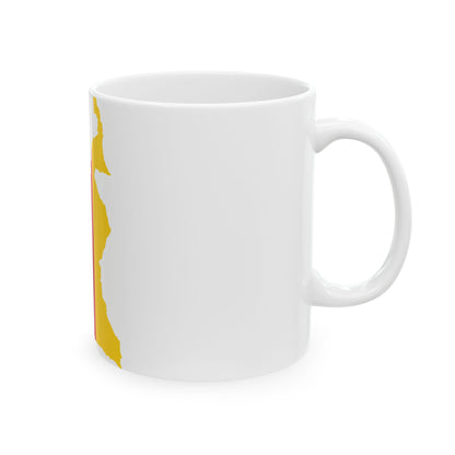 Flag map of Cameroon 1957-1961 (Cameroon) White Coffee Mug-Go Mug Yourself
