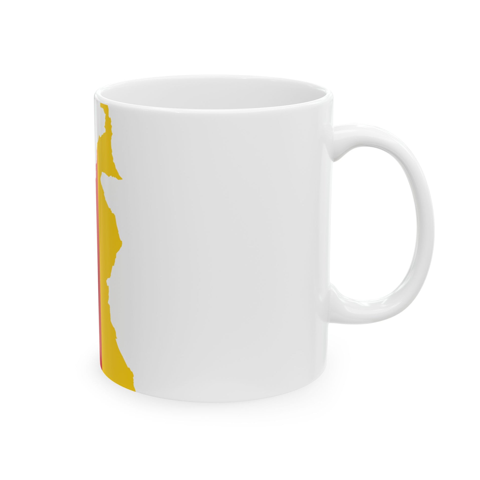 Flag map of Cameroon 1961-1975 (Cameroon) White Coffee Mug-Go Mug Yourself