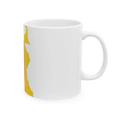 Flag map of Cameroon 1961-1975 (Cameroon) White Coffee Mug - Go Mug Yourself