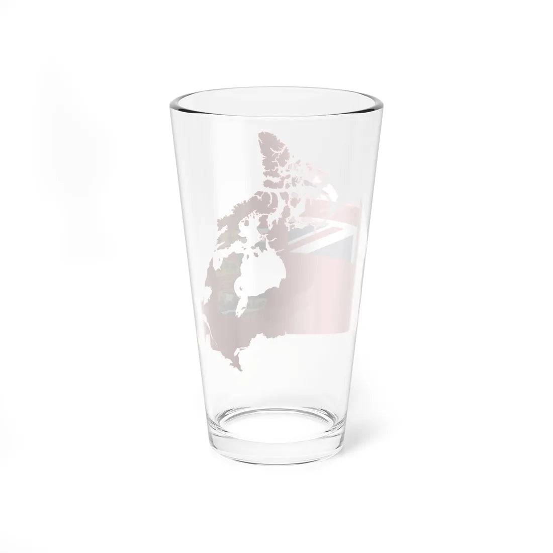 Flag map of Canada 1868-1921 (Canada) Pint Glass 16oz - Go Mug Yourself