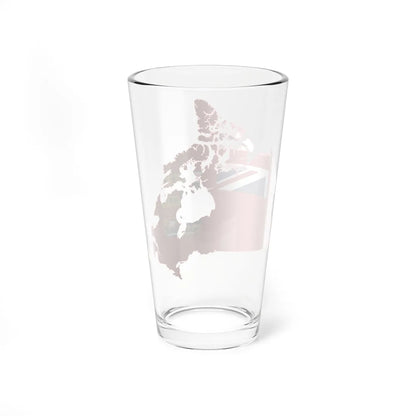Flag map of Canada 1868-1921 (Canada) Pint Glass 16oz - Go Mug Yourself