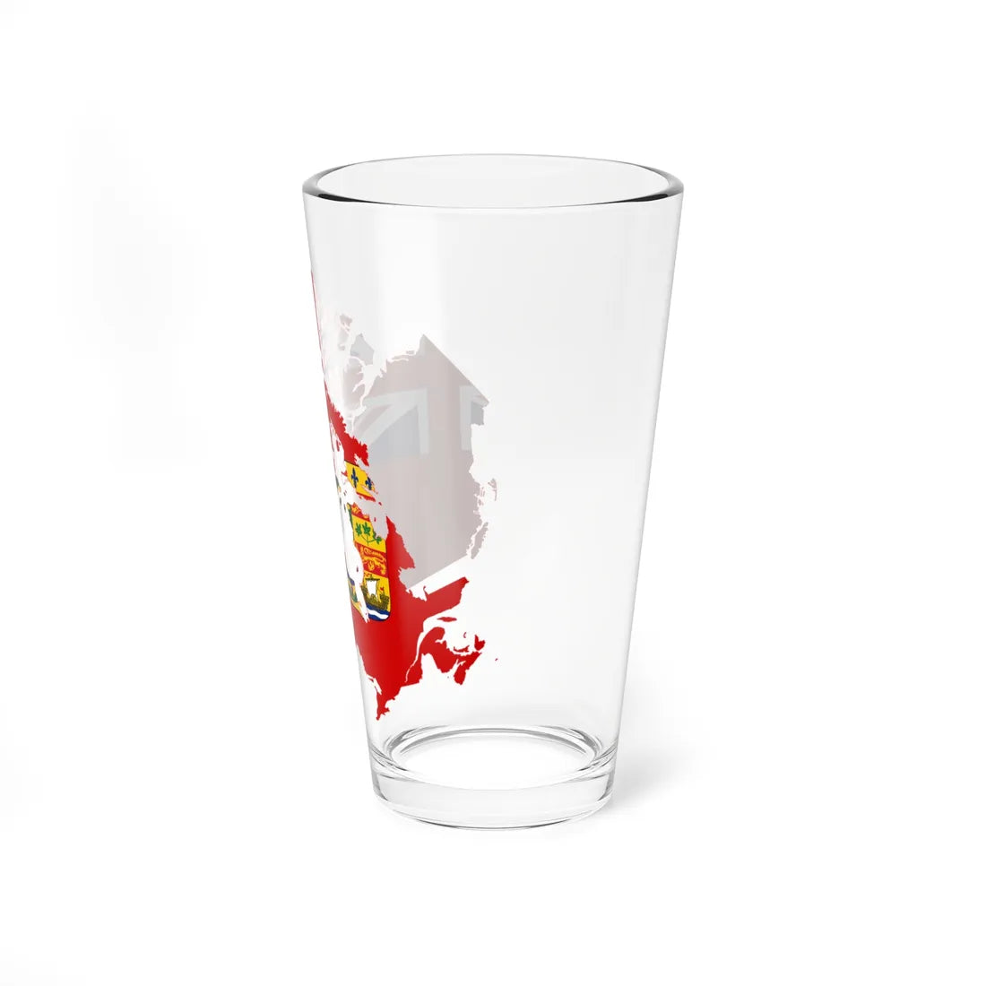 Flag map of Canada 1868-1921 (Canada) Pint Glass 16oz - Go Mug Yourself