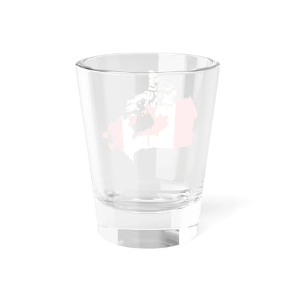 Flag-map of Canada (Canada) Shot Glass 1.5oz - Go Mug Yourself