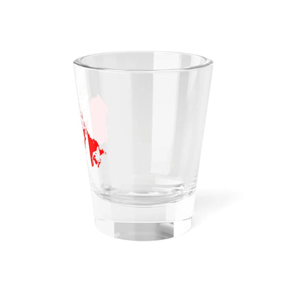 Flag-map of Canada (Canada) Shot Glass 1.5oz - Go Mug Yourself