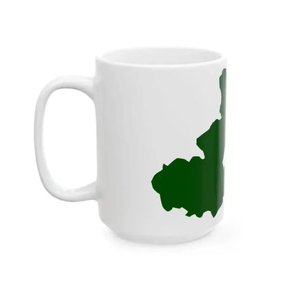 Flag map of Carnia (Italy) White Coffee Mug - Go Mug Yourself