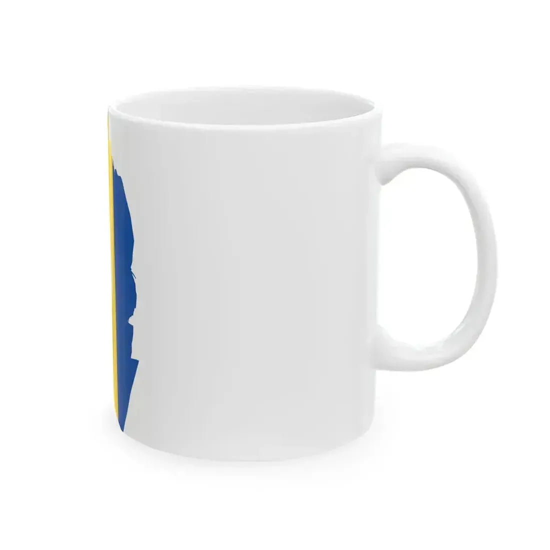 Flag map of Castellammare di Stabia (Italy) White Coffee Mug - Go Mug Yourself