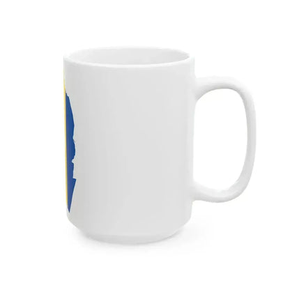 Flag map of Castellammare di Stabia (Italy) White Coffee Mug - Go Mug Yourself