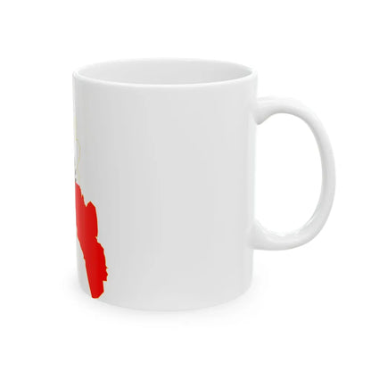Flag-map of Catamarca Province (Argentina) White Coffee Mug - Go Mug Yourself
