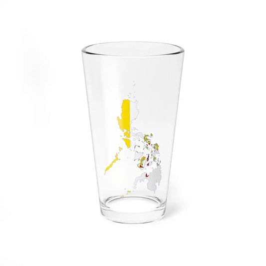 Flag map of Catholic Philippines (Philippines) Pint Glass 16oz 16oz - Go Mug Yourself