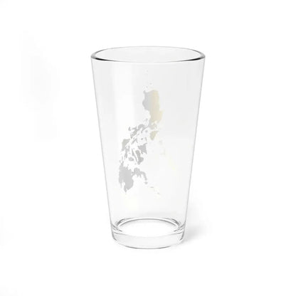 Flag map of Catholic Philippines (Philippines) Pint Glass 16oz - Go Mug Yourself