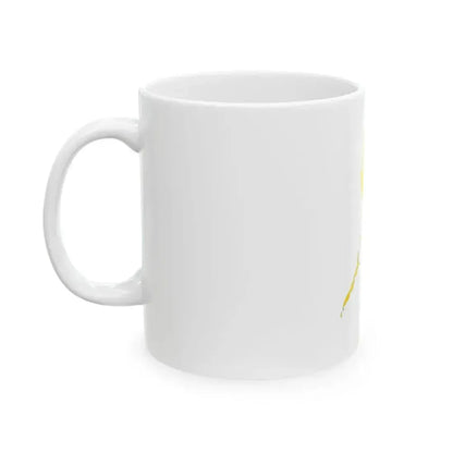 Flag map of Catholic Philippines (Philippines) White Coffee Mug - Go Mug Yourself