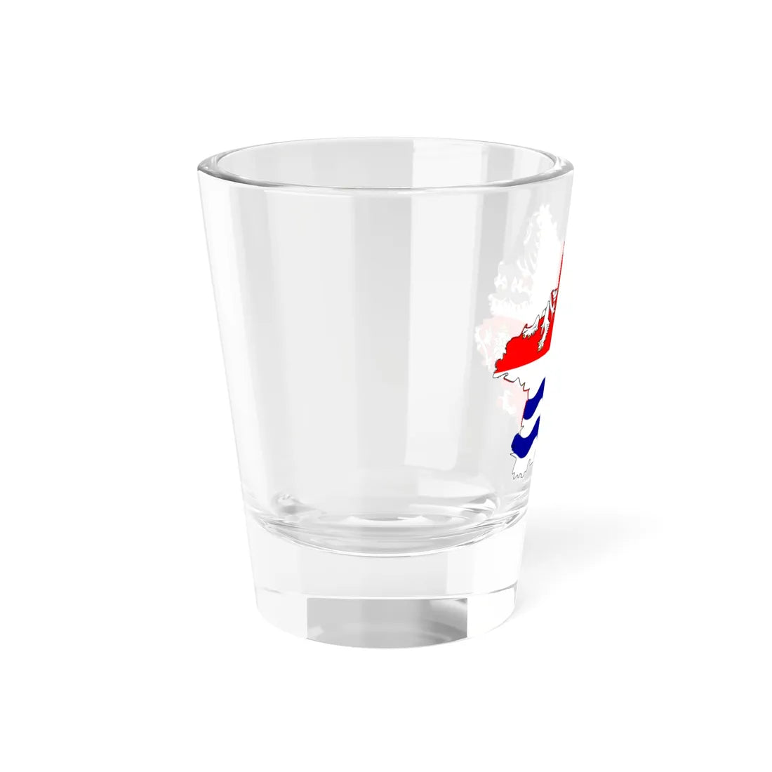 Flag-map of Central Bohemian Region (Czech Republic) Shot Glass 1.5oz - Go Mug Yourself