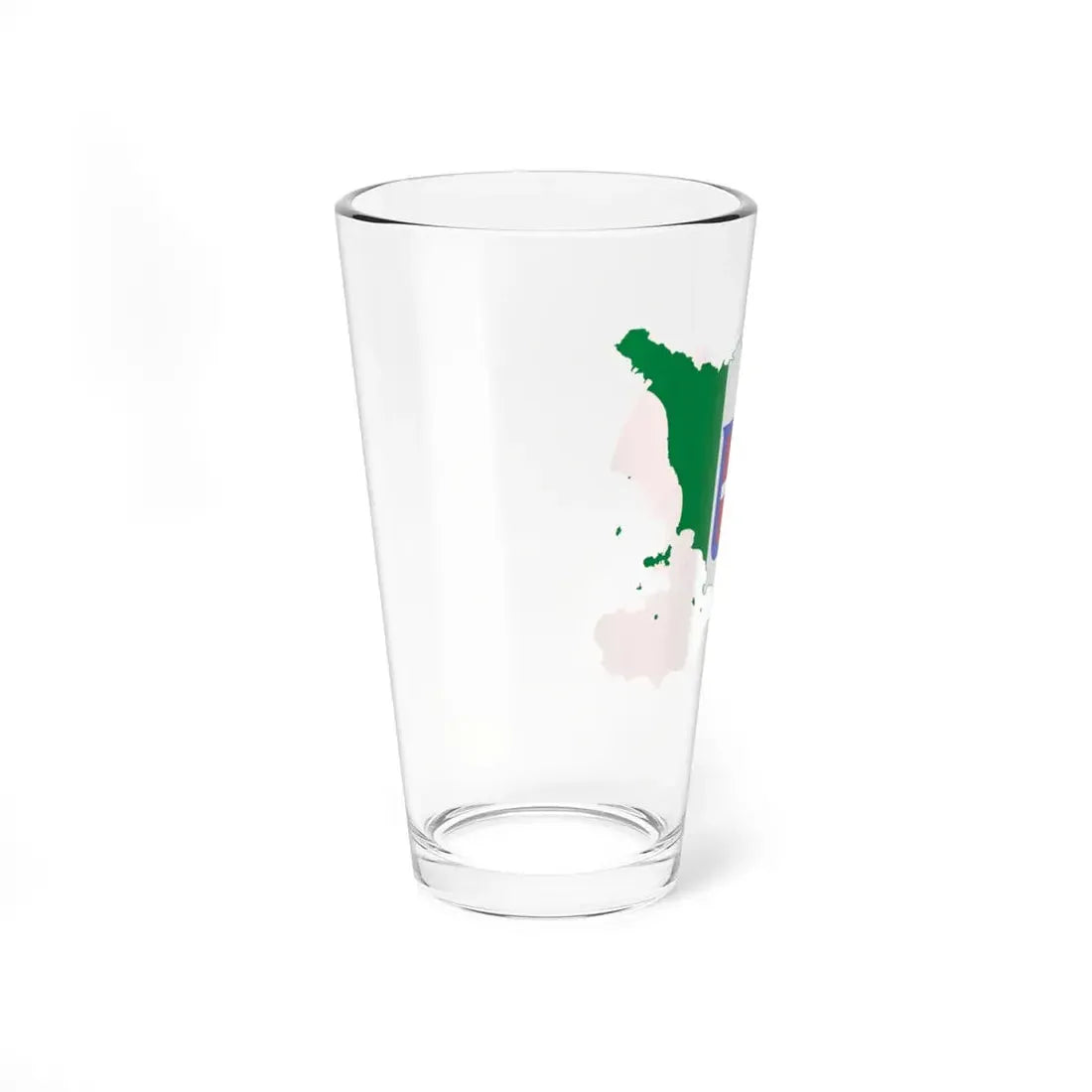 Flag map of Central Italy (Italy) Pint Glass 16oz - Go Mug Yourself