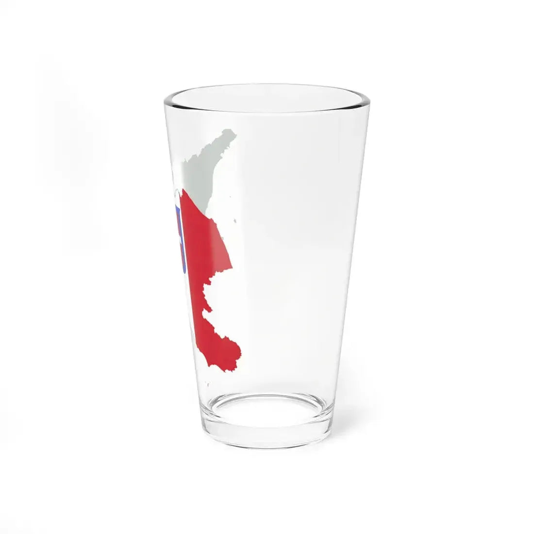 Flag map of Central Italy (Italy) Pint Glass 16oz - Go Mug Yourself