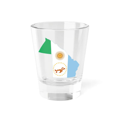 Flag-map of Chaco Province (Argentina) Shot Glass 1.5oz 1.5oz - Go Mug Yourself