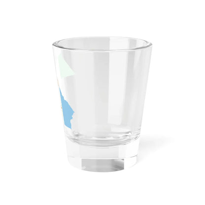 Flag-map of Chaco Province (Argentina) Shot Glass 1.5oz - Go Mug Yourself