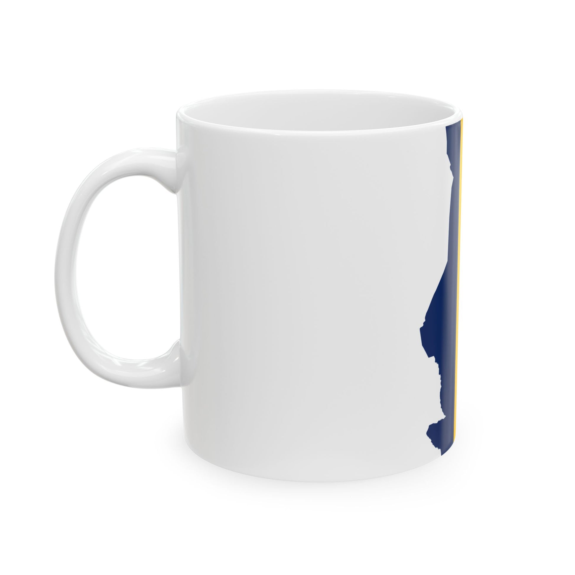Flag map of Chad (Chad) White Coffee Mug-Go Mug Yourself