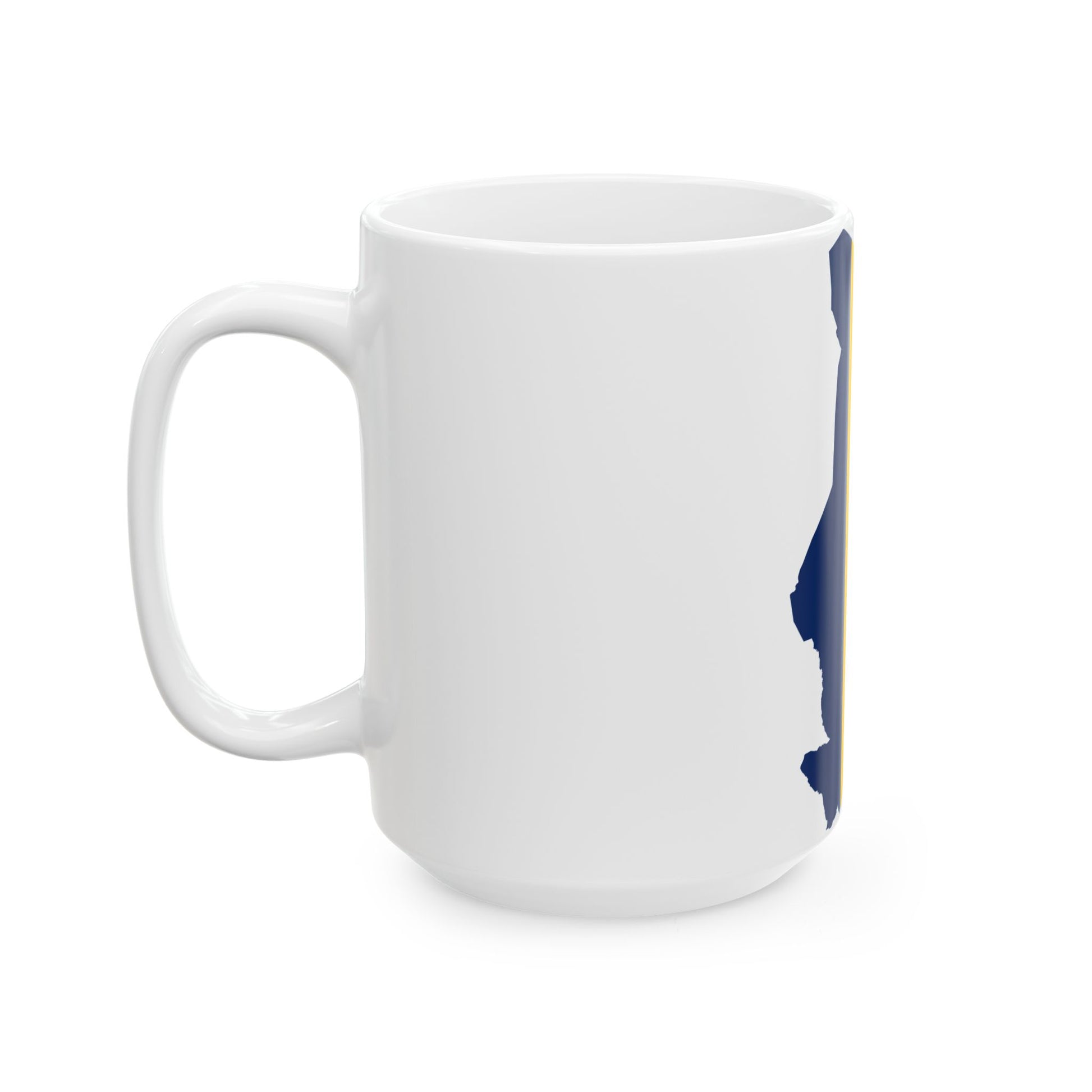 Flag map of Chad (Chad) White Coffee Mug-Go Mug Yourself