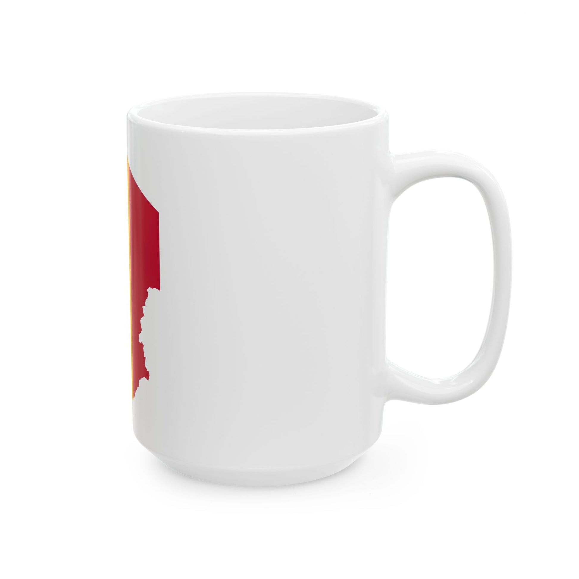 Flag map of Chad (Chad) White Coffee Mug-Go Mug Yourself