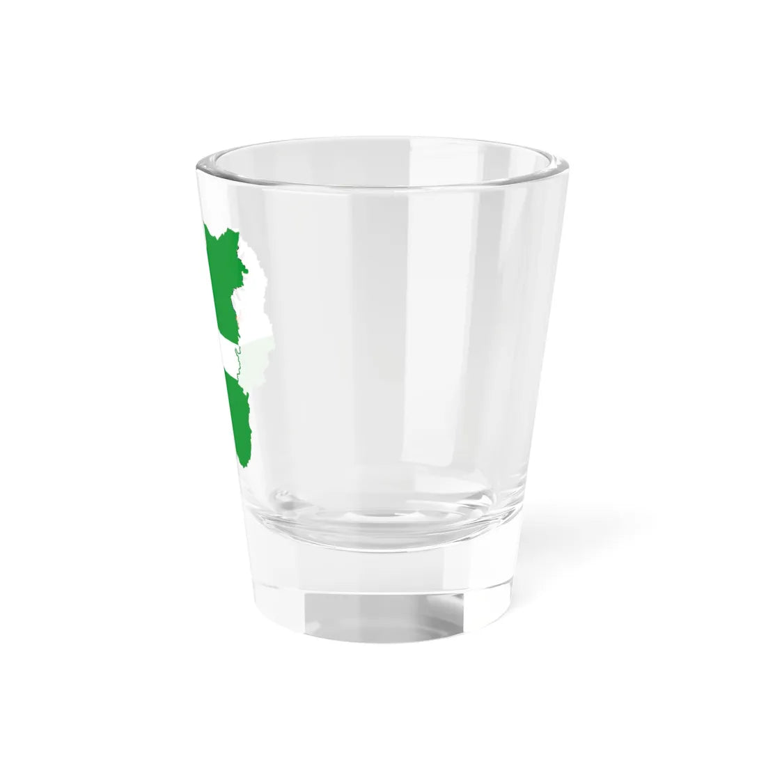 Flag-map of Chernihiv Oblast (Ukraine) Shot Glass 1.5oz - Go Mug Yourself