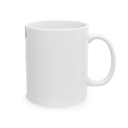 Flag-map of Chile (Chile) White Coffee Mug-Go Mug Yourself