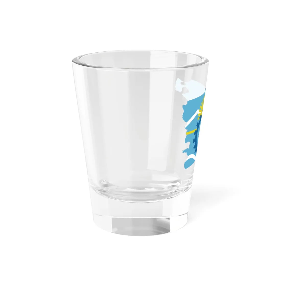 Flag-map of Chubut Province (Argentina) Shot Glass 1.5oz - Go Mug Yourself