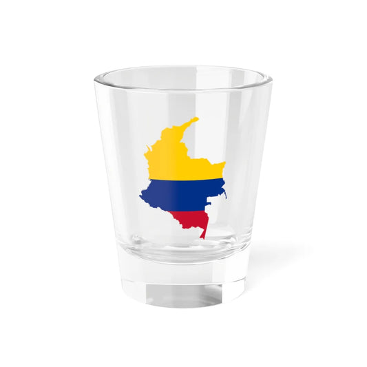 Flag-map of Colombia (Colombia) Shot Glass 1.5oz 1.5oz - Go Mug Yourself