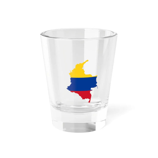Flag-map of Colombia with islands (Colombia) Shot Glass 1.5oz 1.5oz - Go Mug Yourself