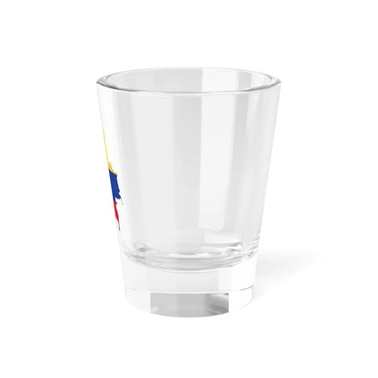 Flag-map of Colombia with islands (Colombia) Shot Glass 1.5oz - Go Mug Yourself