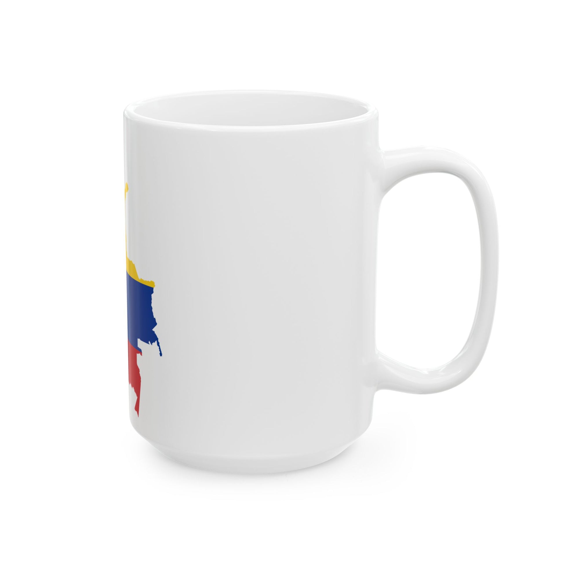 Flag-map of Colombia with islands (Colombia) White Coffee Mug-Go Mug Yourself