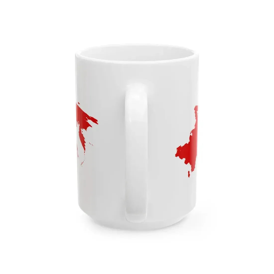 Flag-map of Comecon 1949-1961 (Russia) White Coffee Mug - Go Mug Yourself