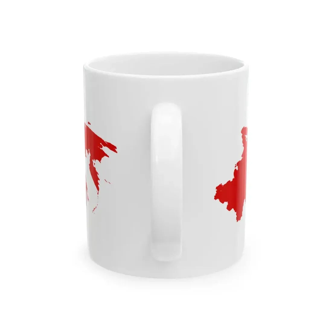 Flag-map of Comecon 1962-1964 (Russia) White Coffee Mug - Go Mug Yourself
