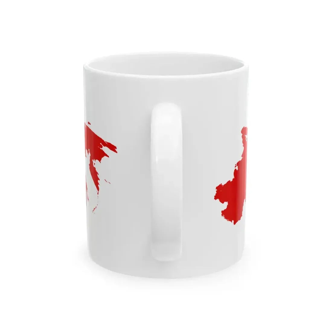 Flag-map of Comecon 1964-1972 (Russia) White Coffee Mug - Go Mug Yourself