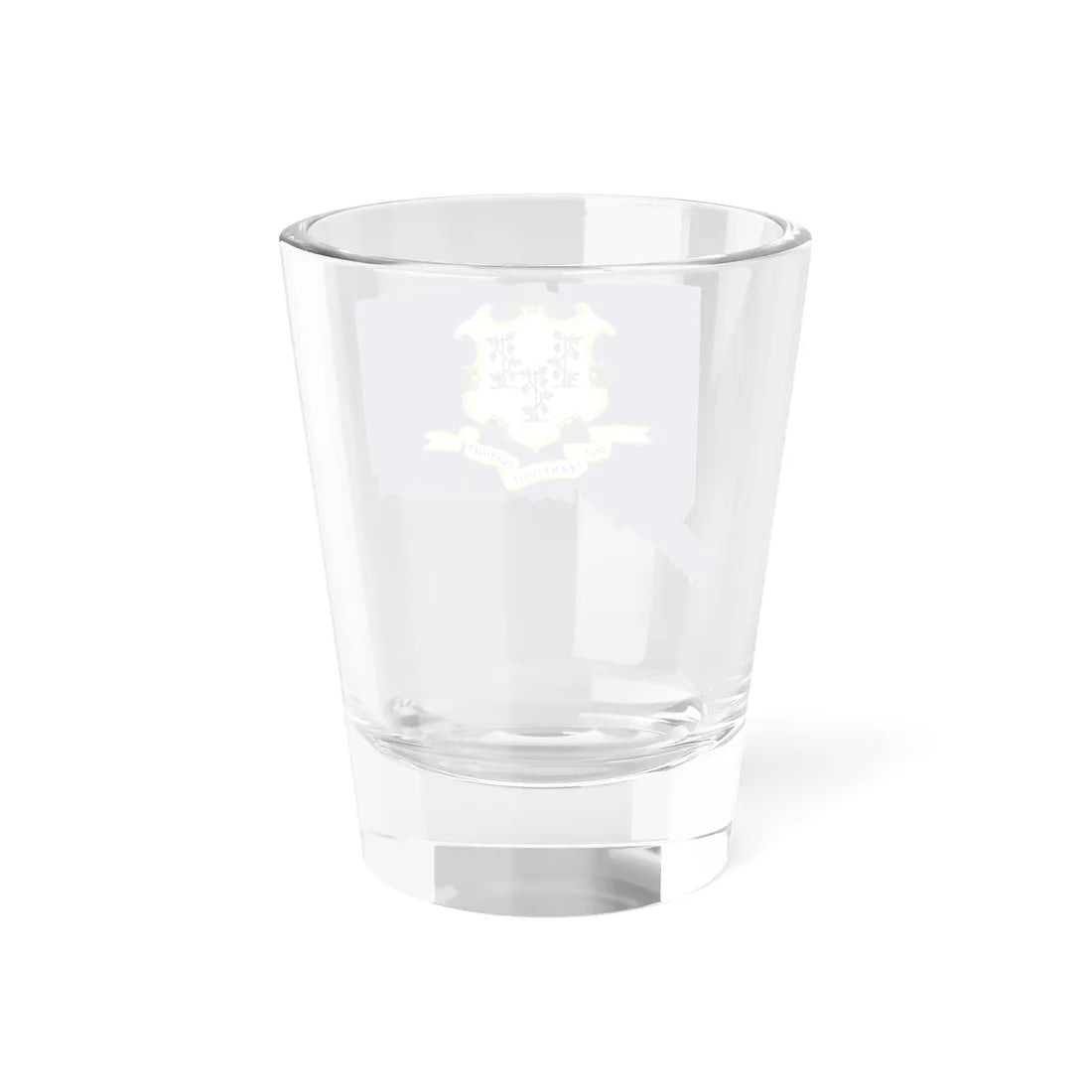 Flag-map of Connecticut (United States) Shot Glass 1.5oz - Go Mug Yourself