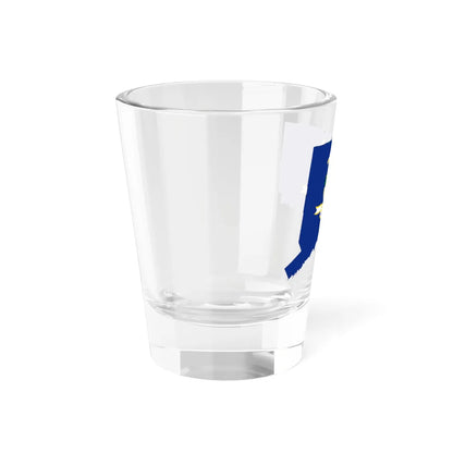 Flag-map of Connecticut (United States) Shot Glass 1.5oz - Go Mug Yourself