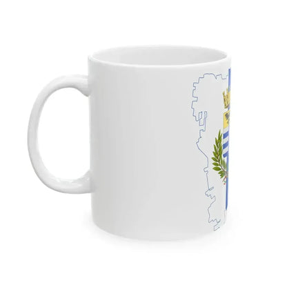 Flag map of Corbetta (Italy) White Coffee Mug - Go Mug Yourself