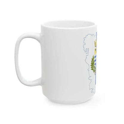 Flag map of Corbetta (Italy) White Coffee Mug - Go Mug Yourself