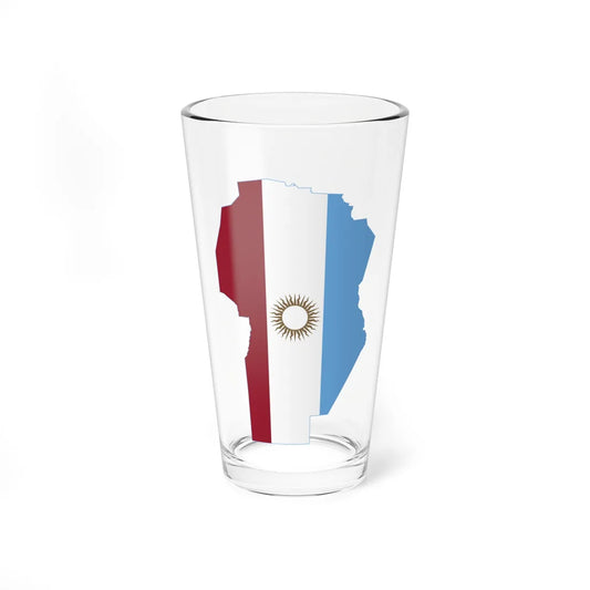 Flag-map of Cordoba Province Argentina (Argentina) Pint Glass 16oz 16oz - Go Mug Yourself