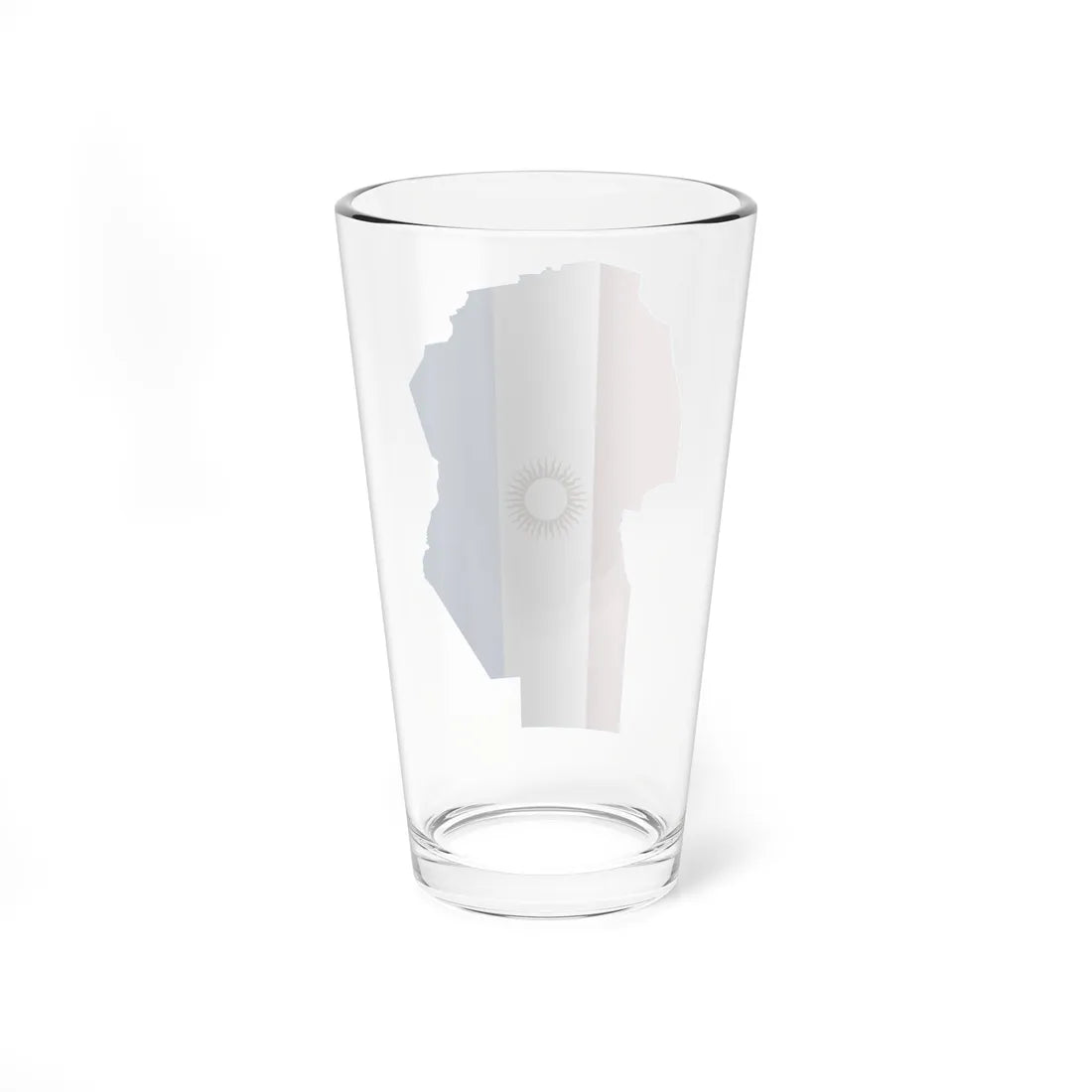 Flag-map of Cordoba Province Argentina (Argentina) Pint Glass 16oz - Go Mug Yourself