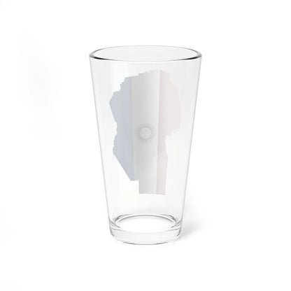 Flag-map of Cordoba Province Argentina (Argentina) Pint Glass 16oz - Go Mug Yourself