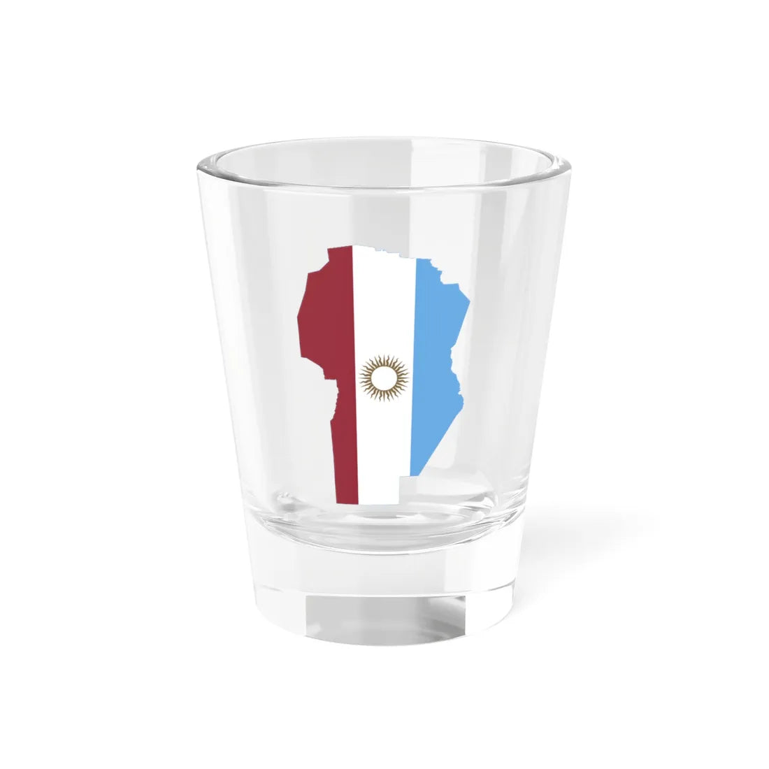 Flag-map of Cordoba Province Argentina (Argentina) Shot Glass 1.5oz 1.5oz - Go Mug Yourself