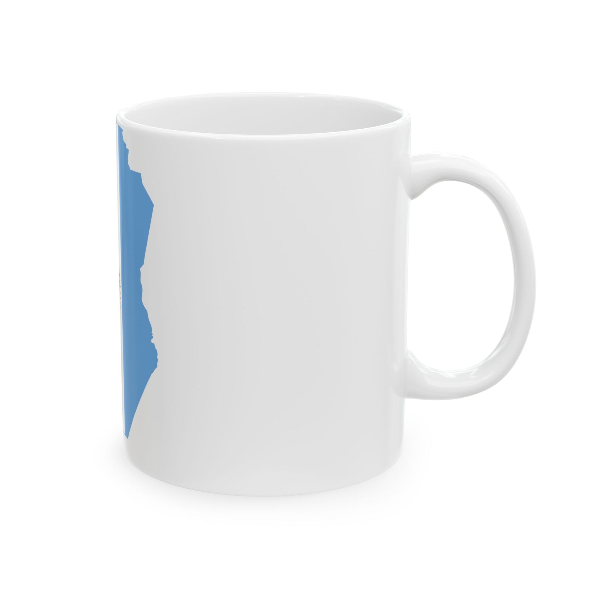 Flag-map of Cordoba Province Argentina (Argentina) White Coffee Mug-Go Mug Yourself