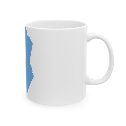 Flag-map of Cordoba Province Argentina (Argentina) White Coffee Mug-Go Mug Yourself