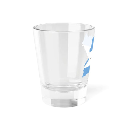 Flag-map of Corrientes Province (Argentina) Shot Glass 1.5oz - Go Mug Yourself