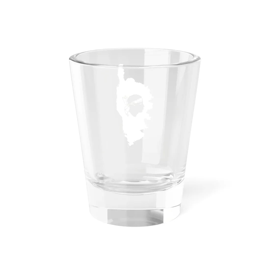 Flag-map of Corsica (France) Shot Glass 1.5oz - Go Mug Yourself